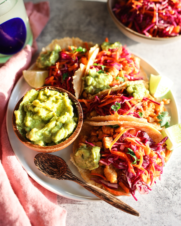 Marinated Tempeh Tacos 