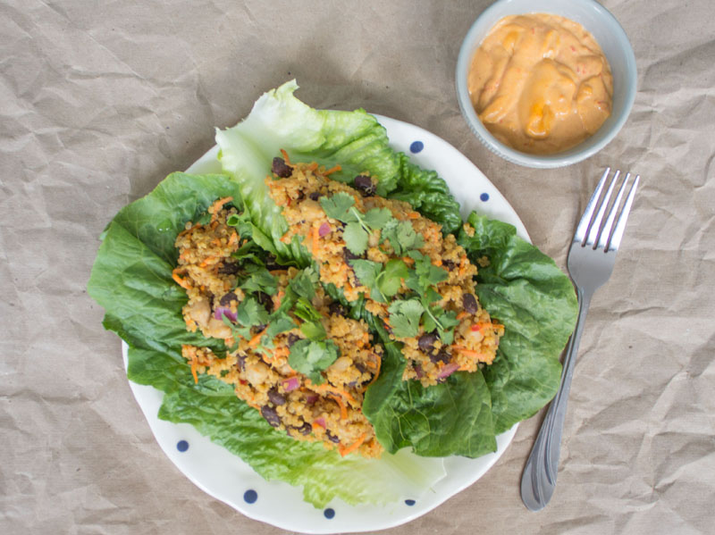 Harissa Tahini Wraps