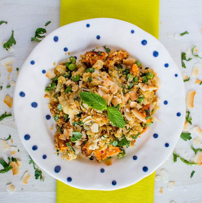 Cauliflower Samosa Salad