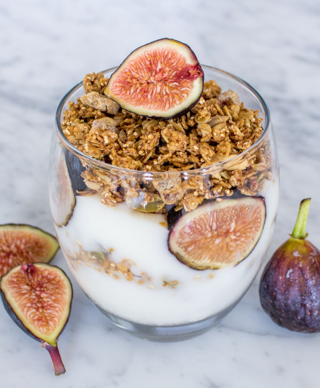 Fig Granola Parfait