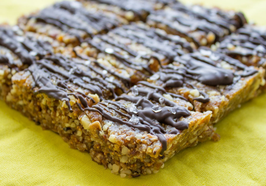 Vegan Fig Walnut Squares