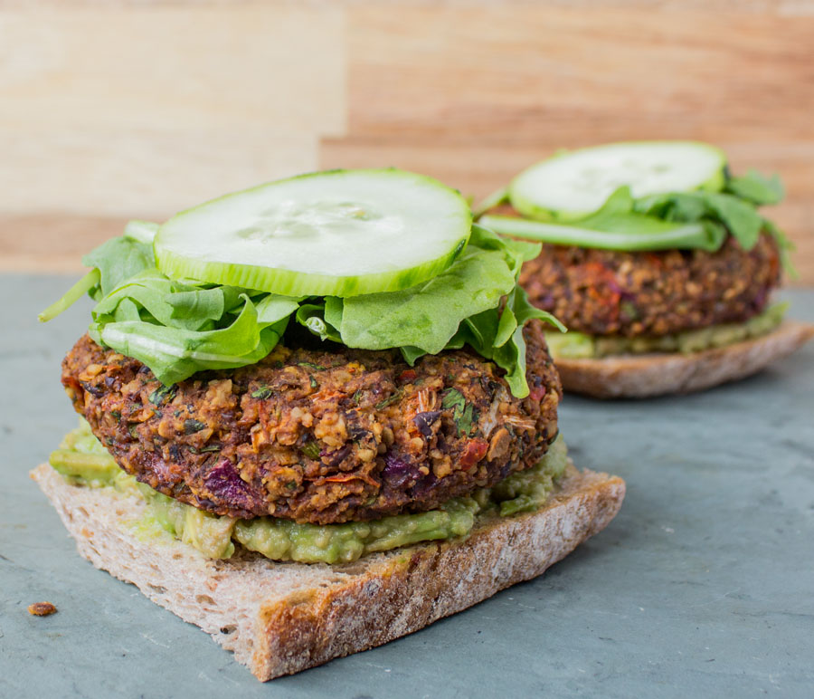 Vegan Black Bean Burgers 