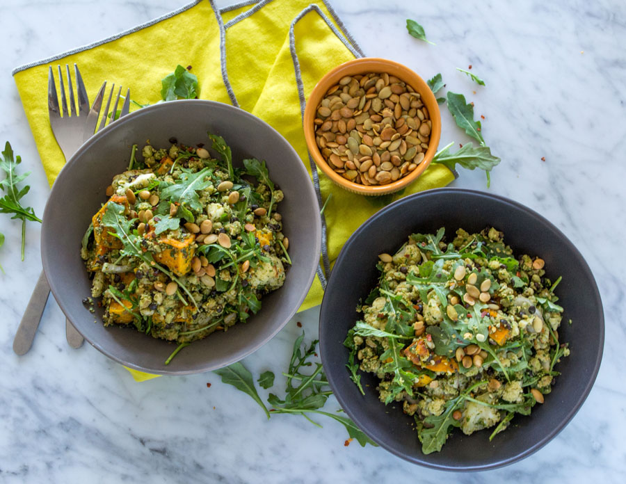 Arugula Pesto Pilaf