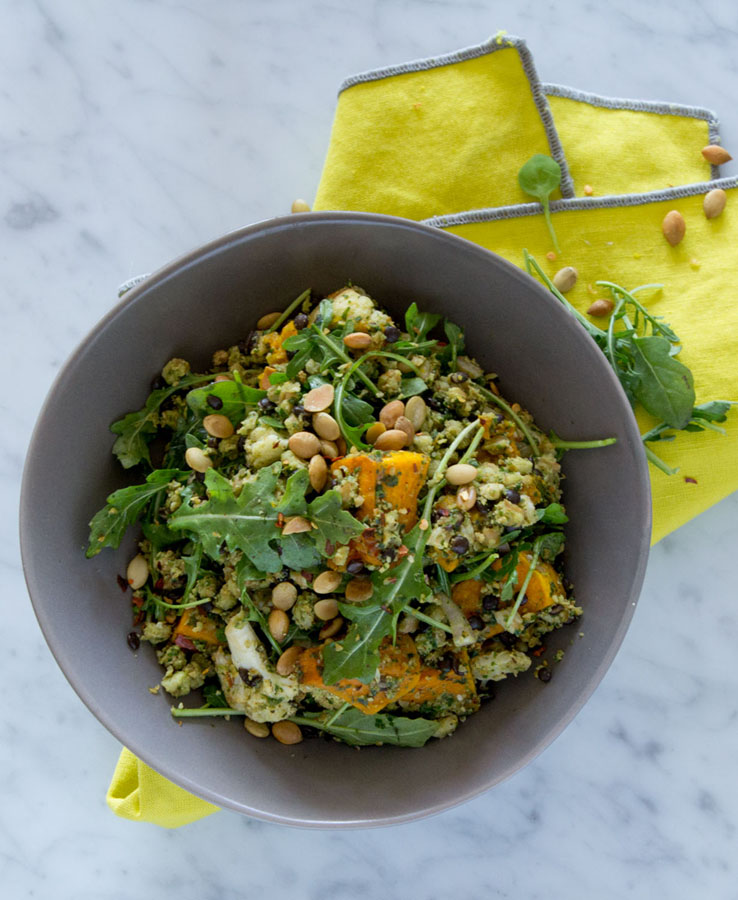 Arugula Pesto Pilaf