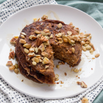 Apple Spice Pancakes (Vegan + Whole Grain with Spelt & Teff Flour)