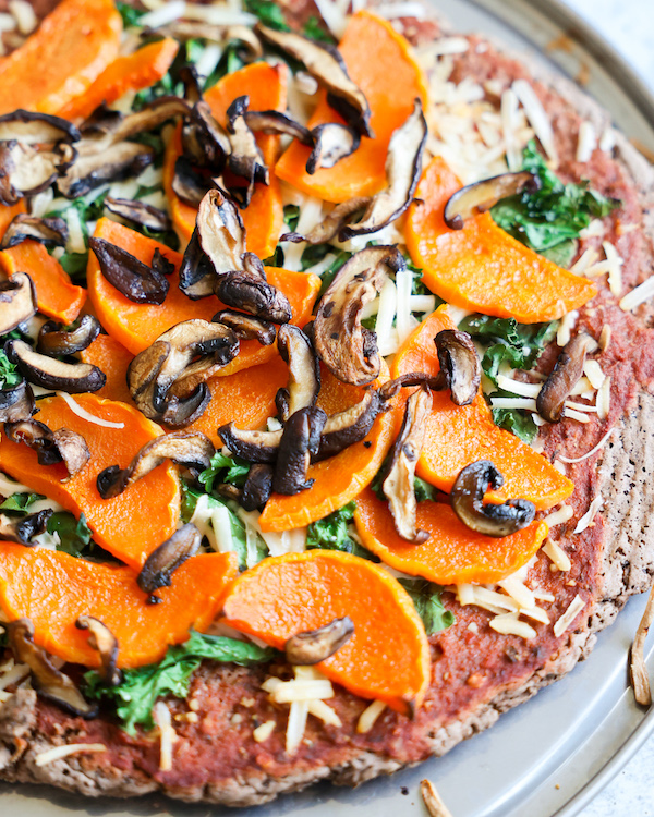 Black Bean Crust Pizza