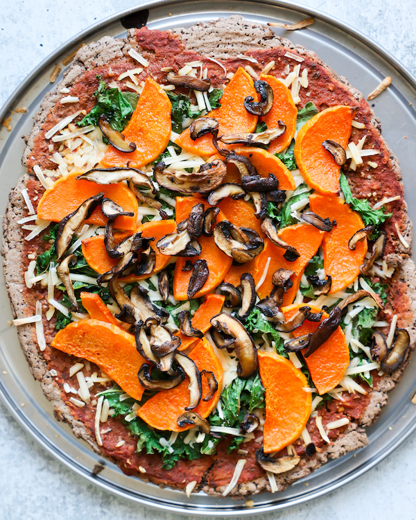 Black Bean Crust Pizza