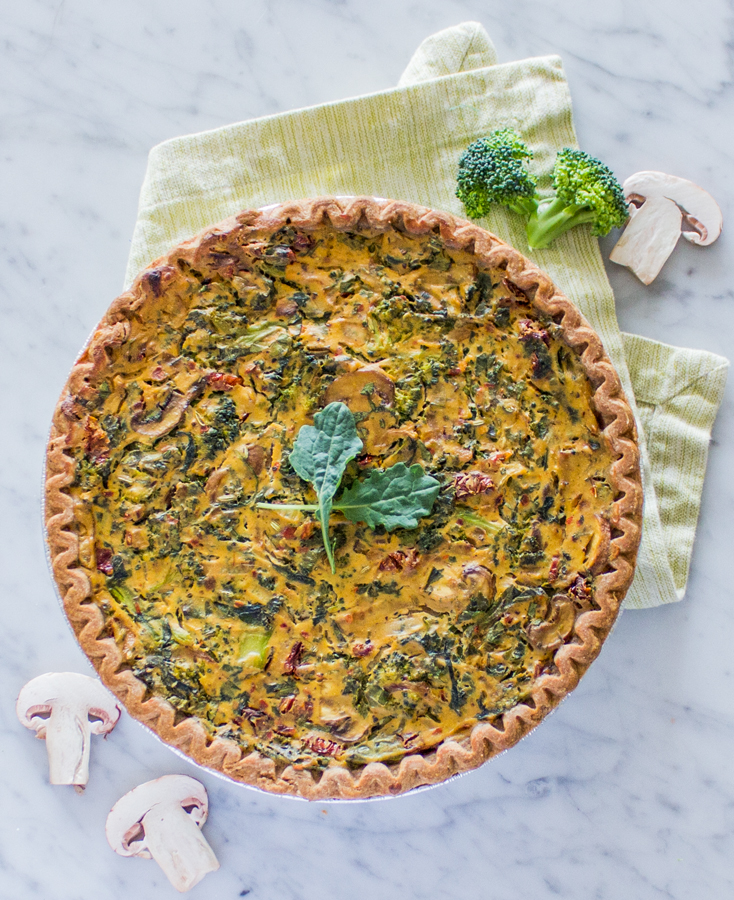 Easy Vegan Quiche Recipe 2023 - AtOnce