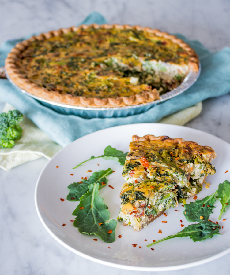 Vegan Quiche for Easter Brunch - Sweet Potato Soul