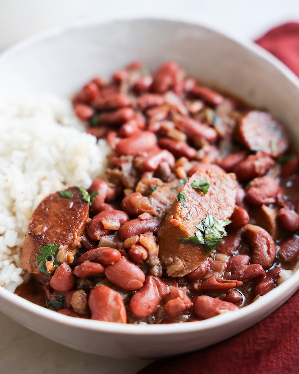 Cajun-Style Vegan Red Beans and Rice – Emilie Eats