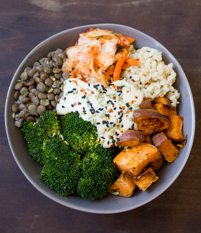 Sweet Potato Buddha Bowl 