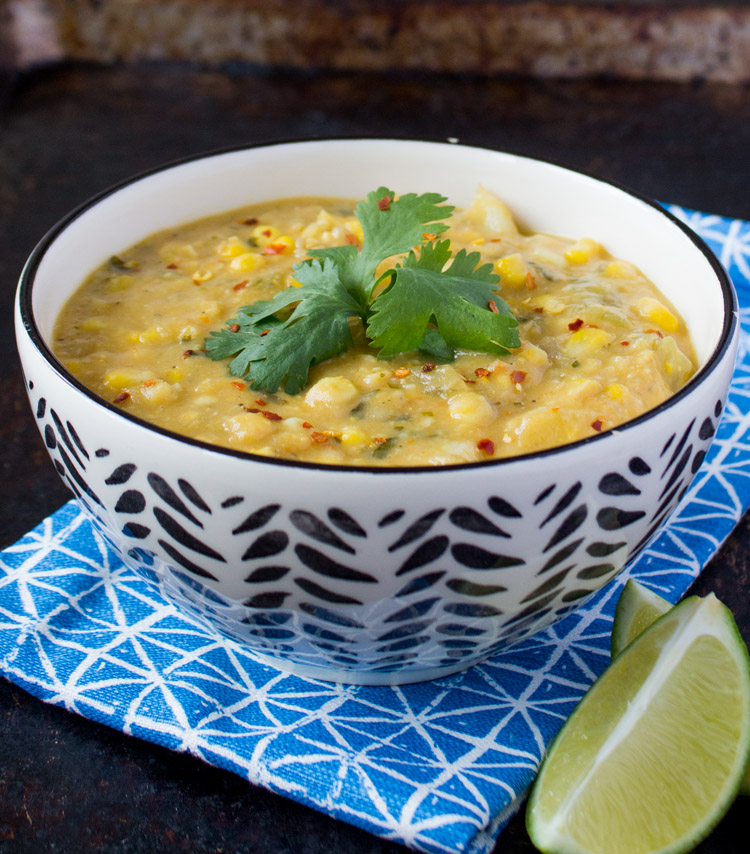 Vegan Creamy Corn Chowder