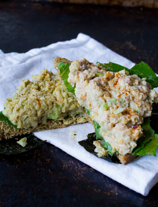 Vegan Chickpea Tuna Salad 