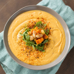 Vegan Sweet Potato Parsnip Bisque | www.sweetpotatosoul.com