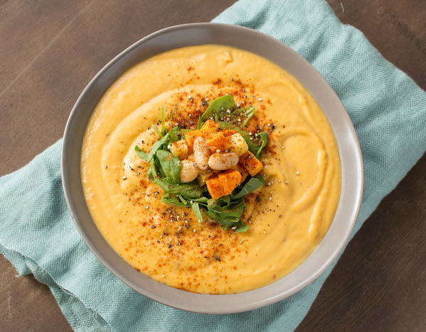 Vegan Sweet Potato Parsnip Bisque | www.sweetpotatosoul.com