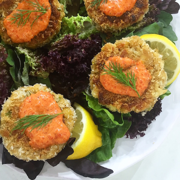 Vegan Crab Cakes on the Today Show 