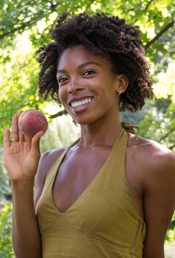 Jenné Claiborne Monticello Peach | sweetpotatosoul.com 