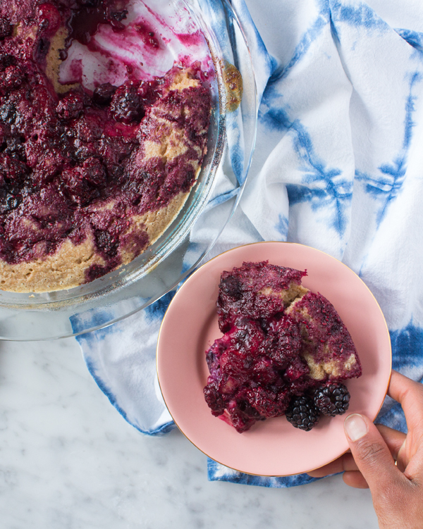 Blackberry Cobbler | www.sweetpotatosoul.com