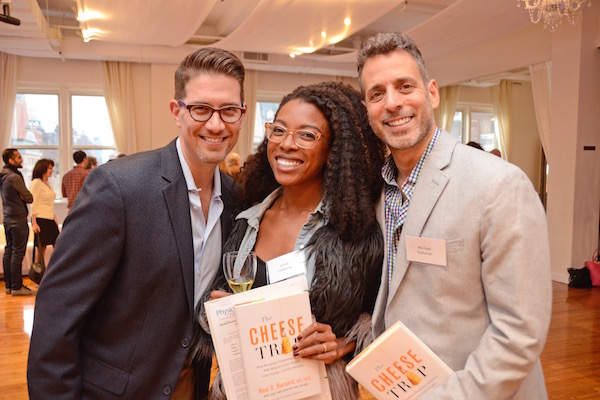 NEW YORK, NEW YORK - APRIL 13, 2017: Physicians Committee for Responsible Medicine Presents the Cheese Trap Book and Fundraising Event Featuring Neal D. Barnard at the Midtown Loft and Terrace, 267 Fifth Avenue on April 13, 2017 in Manhattan, New York. (Photo Credit: Lukas Greyson /lukasmaverickgreyson.com)