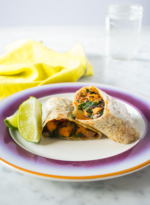 Gluten-free Vegan Sweet Potato Breakfast Burrito | www.sweetpotatosoul.com