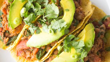 Lentil Chili Tacos Easy Vegan Recipes | www.sweetpotatosoul.com