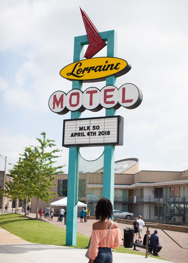 National Civil Rights Museum Lorraine Motel Sign | www.sweetpotatosoul.com