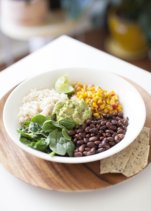 Burrito Bowl 5 Minute Easy Vegan Meals | sweetpotatosoul.com