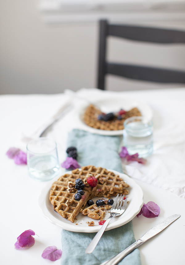 Vegan Sweet Potato Waffles |sweetpotatosoul.com