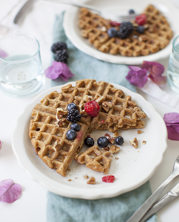 Vegan Sweet Potato Waffles |sweetpotatosoul.com