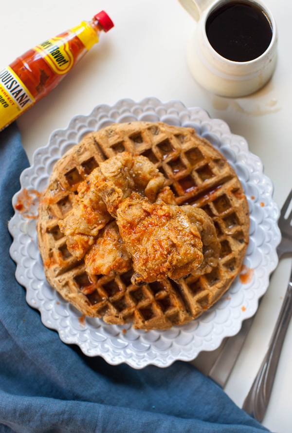 Vegan Chicken And Waffles Made W Oyster Mushrooms Recipe Video