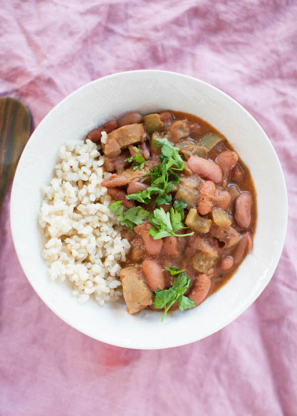 High Protein Vegan Red Beans & Rice | @sweetpotatosoul