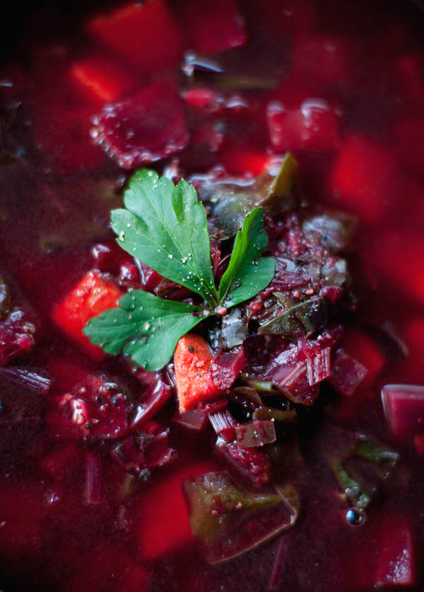 Beet Sweet Potato Soup | @sweetpotatosoul