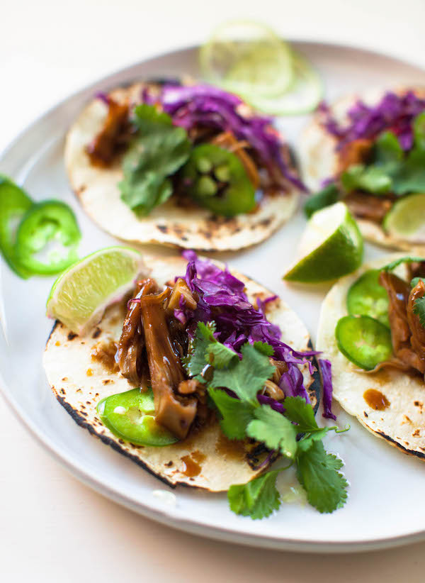 Korean BBQ Jackfruit Tacos 15 Minute Vegan Meals | @sweetpotatosoul