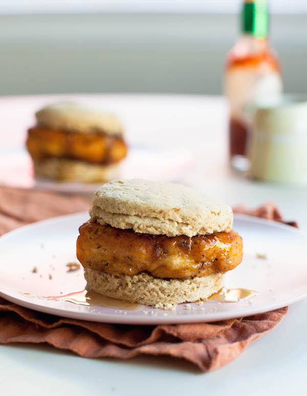 Vegan hot chicken biscuits | @sweetpotatosoul