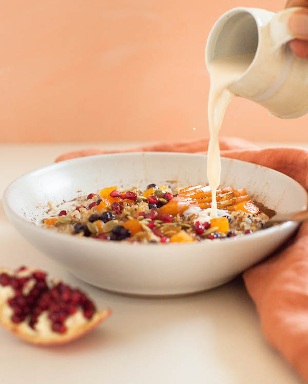 Freekeh Porridge | @sweetpotatosoul