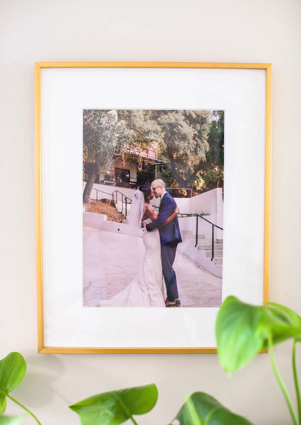 Artifact Uprising Framed Wedding Photo