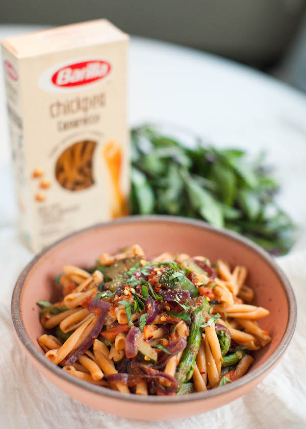 Spring Veggie Pasta | @sweetpotatosoul