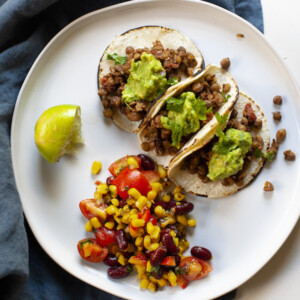 Lentil Tacos Vegan Meal Plan for Busy People