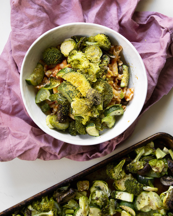 Roasted veggies Vegan Meal Plan for Busy People