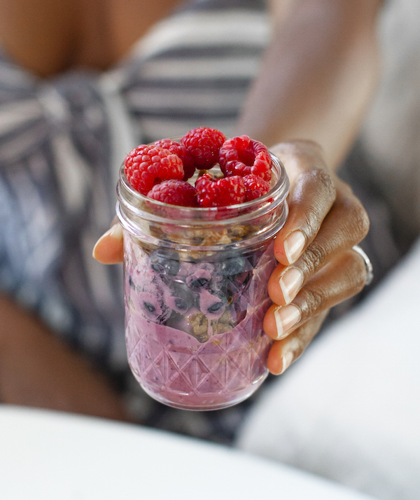 Tahini Granola Parfait | @sweetpotatosoul