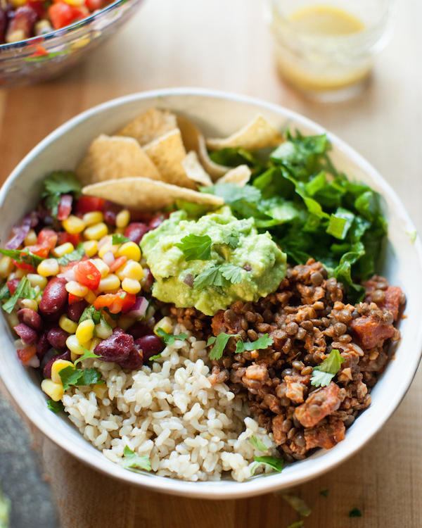 vegan burrito bowl