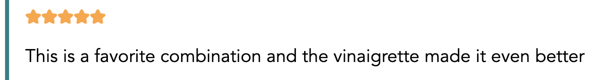Reader review of fennel salad.