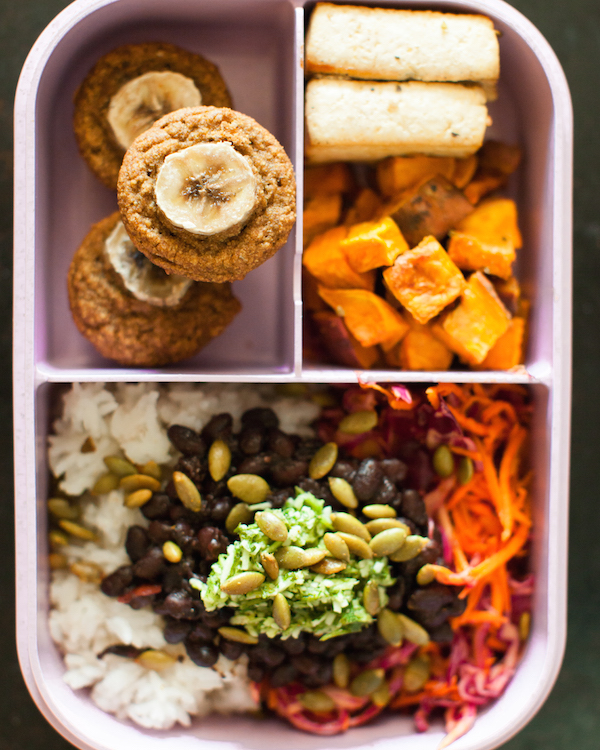 Caribbean-Inspired Vegan Bento Box Meal Prep + VIDEO + VIDEO