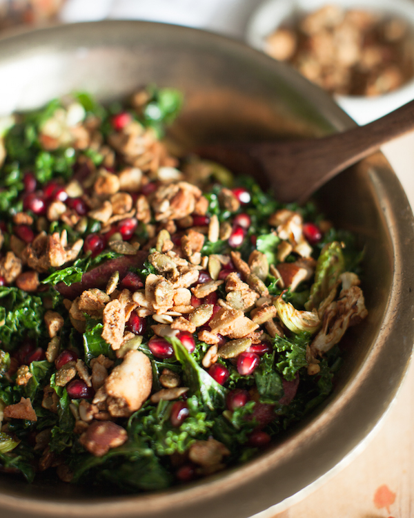 Winter Kale Salad 2 » Healthy Vegetarian Recipes