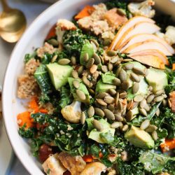 Massaged Kale Salad | Fast Vegan Meal Prep
