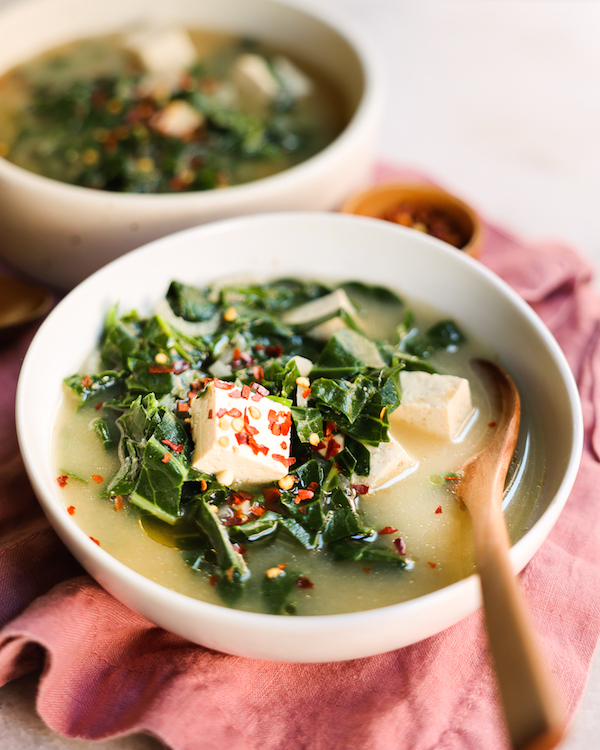 Collard Miso Soup