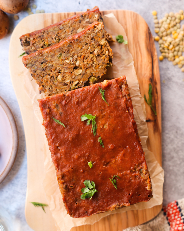  vegan lentil meatloaf