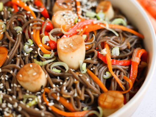 Cold Soba Noodle Salad (Buckwheat Noodles) - Cooking For My Soul