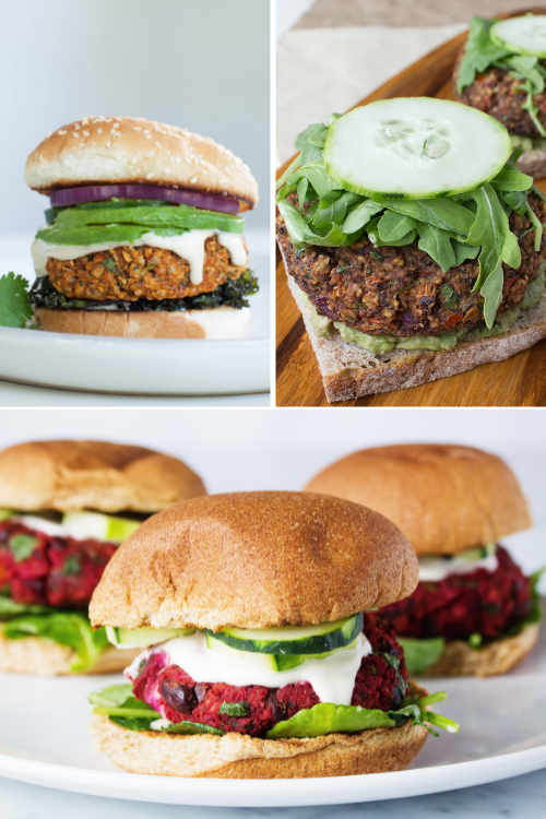 delicious vegan burgers