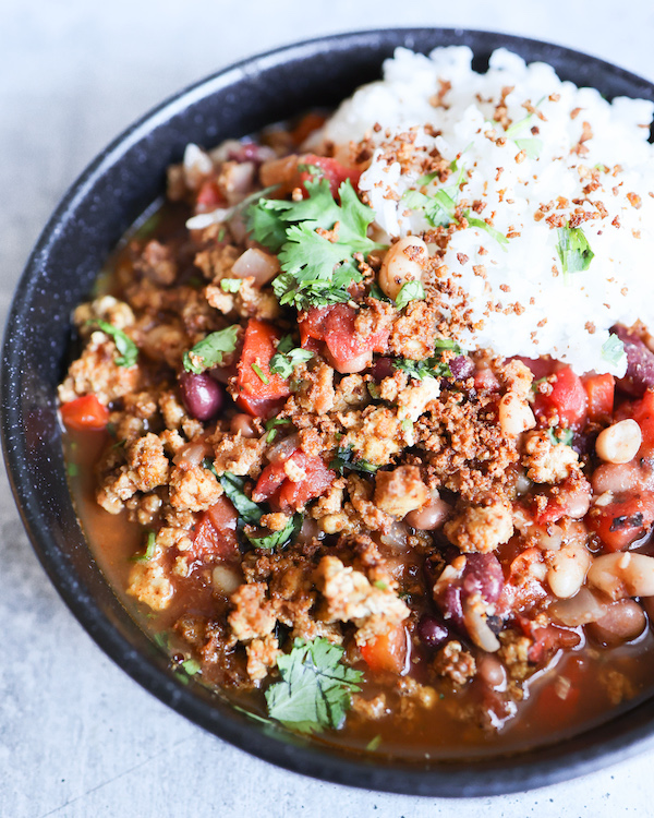 Hearty Tofu Chili - Sweet Potato Soul by Jenné Claiborne